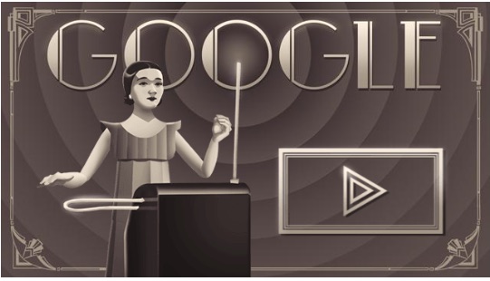 Google Doodle Celebrates Clara Rockmore